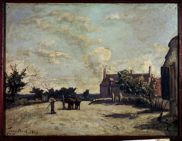 Auberge Peinture de Jean Barthold Jongkind (1819-1891) 1869 Paris, Musee du Peute Palais