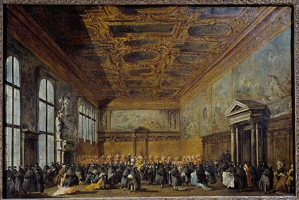 The audience granted by the Doge of Venice (probably Alvise IV Mocinego (1701-1778)