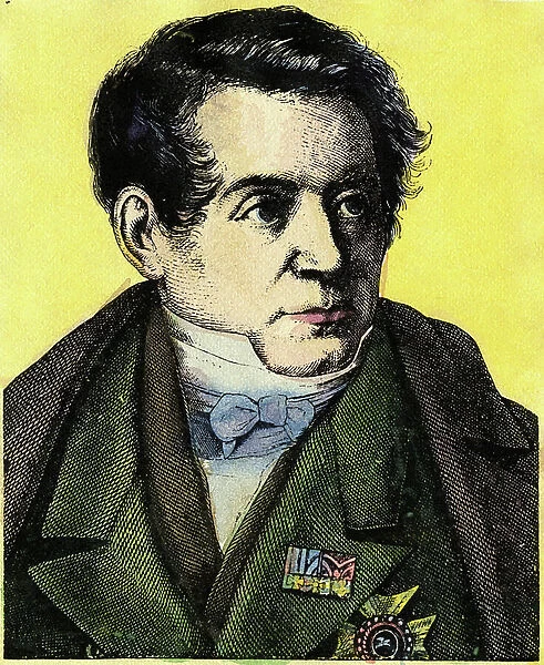 August Wilhelm von Schlegel (1767-1845) Critique litteraire et linguiste allemand (1767 a1845) ©Fototeca storica / Leemage