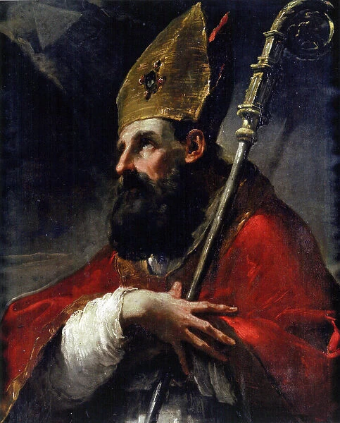 Augustin d Hippone (saint Augustin) (354-430) - Augustine of Hippo par Gandolfi