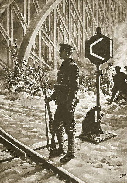 In Austria after the Armistice, 1914-19 (litho)