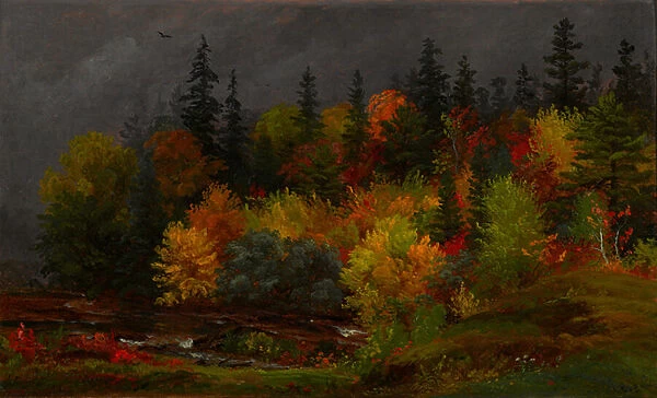 Autumn Foliage, 1858 (oil on canvas)