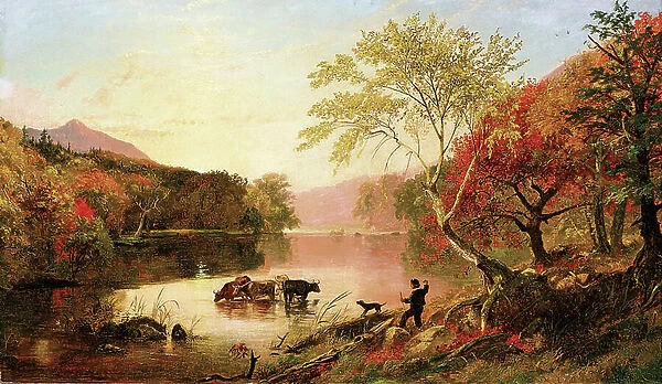 Autumn on the Hudson River, c. 1861 (oil on canvas)