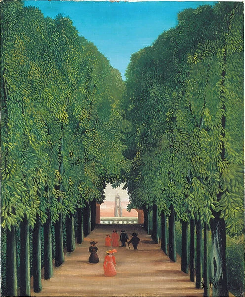 The Avenue in the Park at Saint Cloud, c. 1908 (oil on canvas)