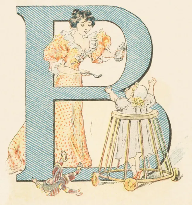Framed Print : B: Bebe. 6345919 B: Bebe by Devambez (1844-1923); 20x15.5 cm; (add.info.