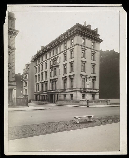 The B. N. Duke residence at 5th Avenue & East 89th Street, New York