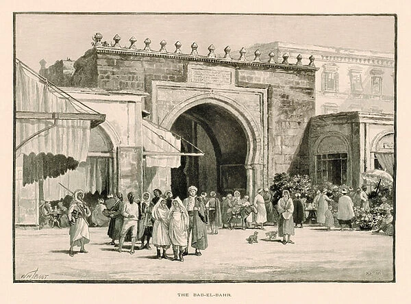 The Bab-el-Bahr (litho)