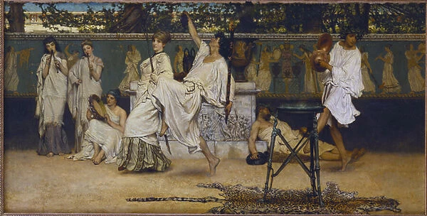 Bacchanal, 1871 (oil on panel)