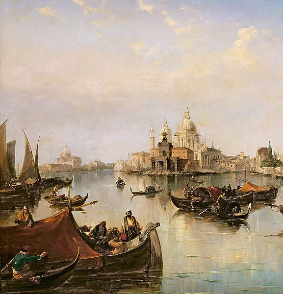 The Bacino di San Marco, Looking Towards the Mouth of the Grand Canal (detail of 35342)