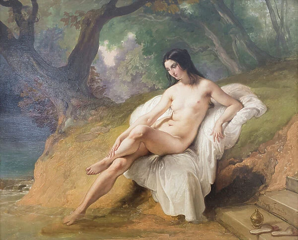 Bagnante, 1844, Francesco Hayez (painting)
