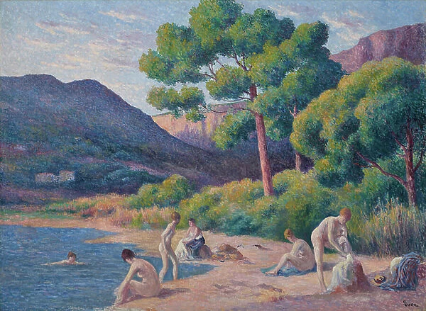 Baigneurs a Saint-Tropez, 1903 (oil on canvas)