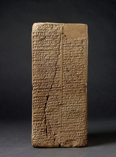 Baked Clay Prism ( Weld-Blundell Prism ) with the Sumerian King List giving
