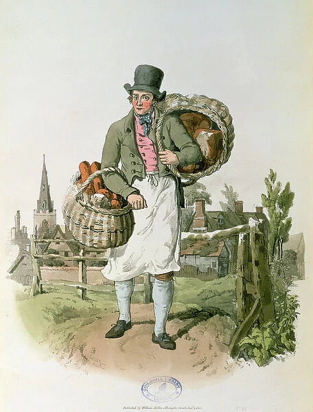 The Baker from, Costume of Great Britain (print)