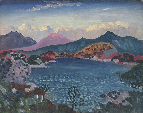 Bala Lake, c. 1911 (oil on panel)