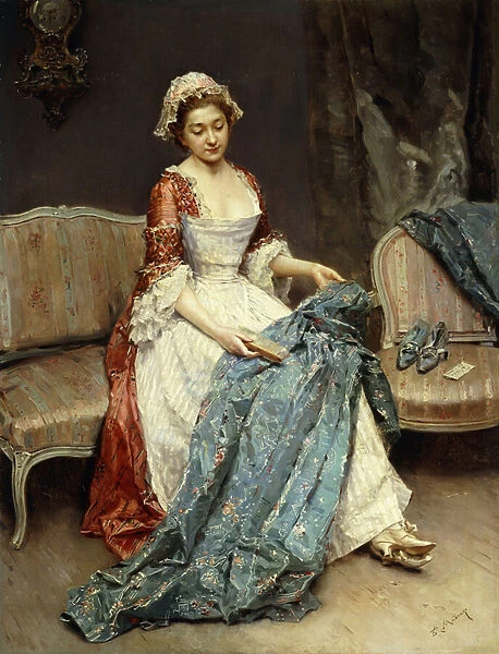 After the Ball, (oil on canvas)