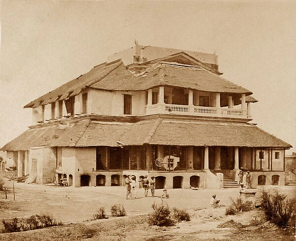 Banks House, Lucknow (b  /  w photo)