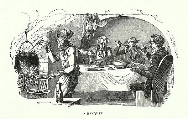 A banquet (engraving)
