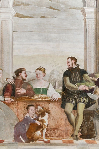 The Banquet, Main Hall, c. 1570 (fresco)