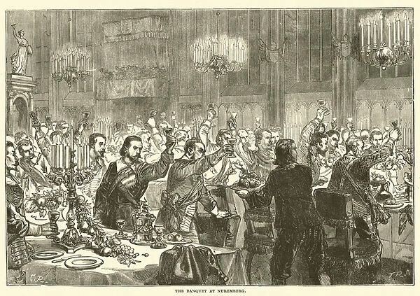 The Banquet at Nuremberg (engraving)