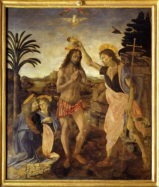 The Baptism of Christ, 1470-75 (tempera and oil on panel)
