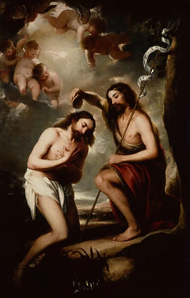 The Baptism of Christ (oil on canvas)