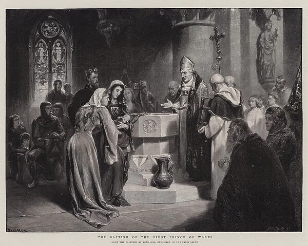 The Baptism of the First Prince of Wales (engraving)