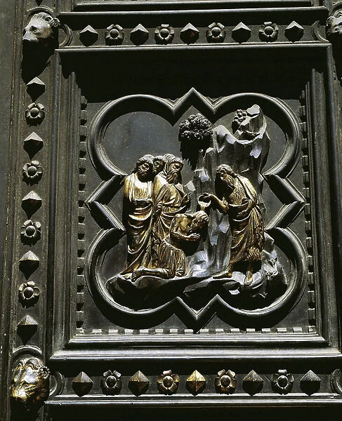 The Baptistery. South Gate or Door of Saint John, Florence (1330-1336) (bronze)