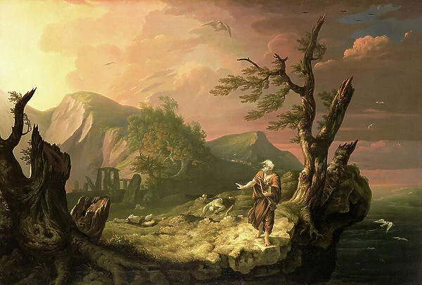 The Bard, 1774 (oil on canvas)