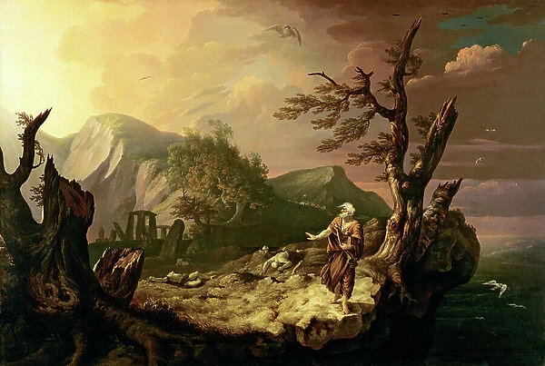 The Bard, 1774 (oil on canvas)