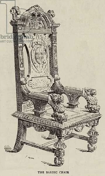 The Bardic Chair (engraving)