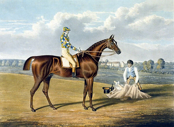 Barefoot, Winner of the St Leger, engraved by Thomas Sutherland (1785-1838)