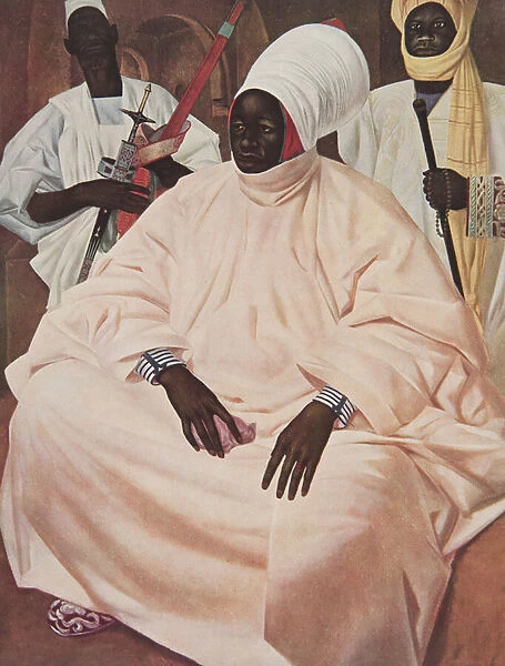 Barma Mata, Sultan de Zinder (etude pour le portrait), from Dessins et Peintures d