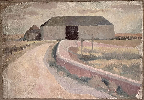 The Barn (oil on canvas)