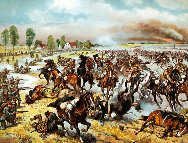 Bataille de Tannenberg (actuelle Stebark, Pologne) (1914