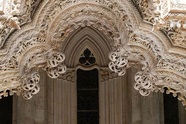 Batalha Monastery. Unfinished chapels. Detail. Portugal