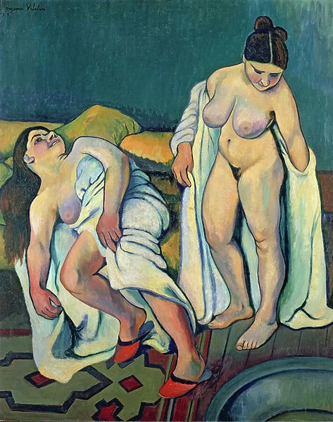 After the Bath (oil on canvas)
