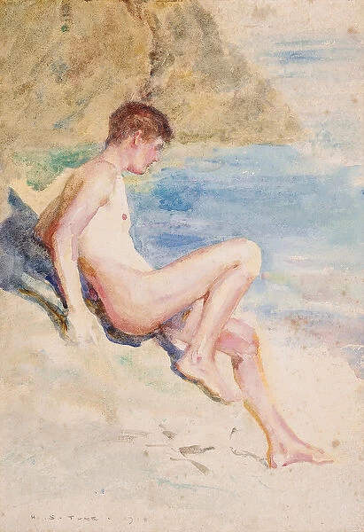 The bather, 1910 (pencil & w  /  c on paper)