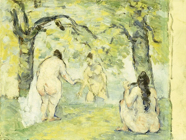 Three Bathers, 1875-77 (oil on canvas)