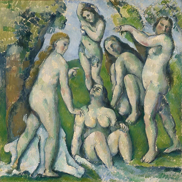 Five Bathers, 1885-87 (oil on canvas)