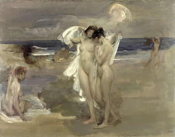 The Bathers (oil on canvas)