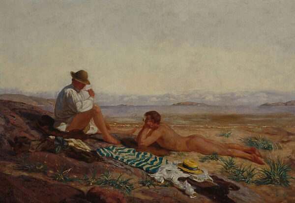After Bathing, 1892 (oil on canvas)