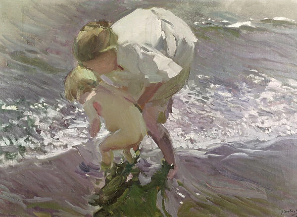 Bathing on the Beach, 1908 (oil on canvas)