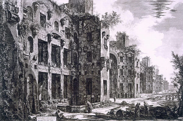 The Baths of Diocletian, 1743 (engraving)
