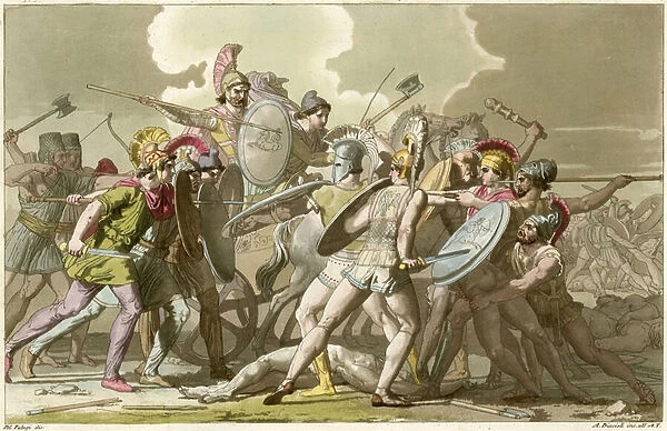 Battle with ancient Greeks