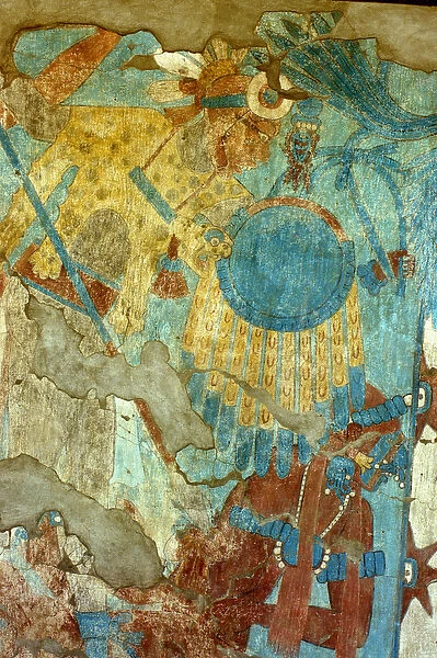 Battle of Cacaxtla, Late Classic period (mural)