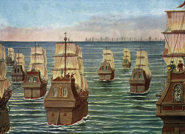 The Battle of Cannanor took place in march 1506 off the harbour of Cannanore in India, between the Indian fleet of the Samorin of Calicut and a Portuguese fleet under Lourenco de Almeida