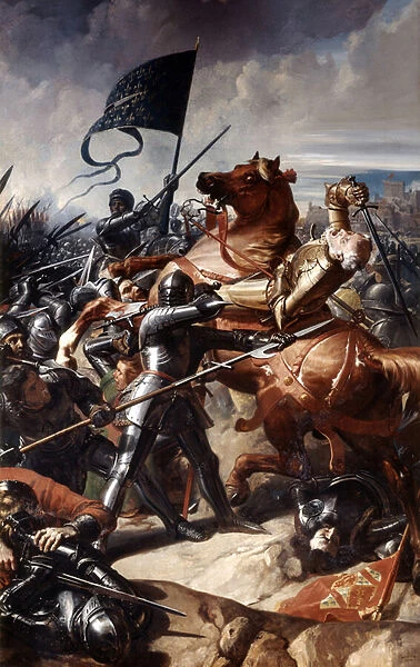 Battle of Castillon, 17th July 1453, 1838 (oil on canvas)
