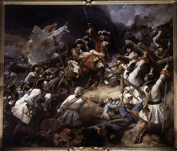 The Battle of Denain on 24 July 1712 It was won by the Marechal de Villars over Prince