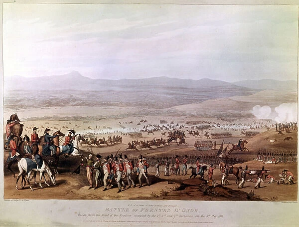 Battle of Fuentes d Onoro on 5th May 1811, from