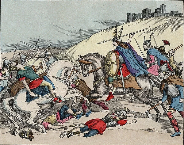 Battle of Gergovia - Vercingetorix at the Battle of Gergovia (52 BC